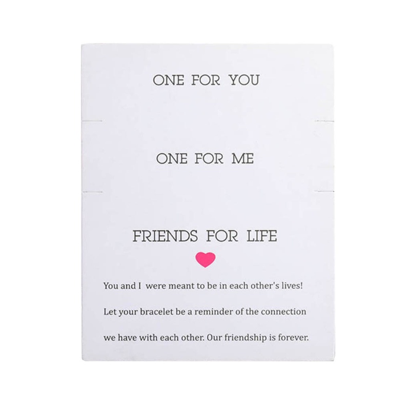 Set 100 Tấm Thẻ Trưng Bày Vòng Tay Họa Tiết Chữ Thank You Độc Đáo