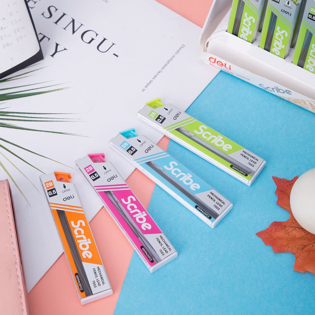 Bút chì bấm đầu mềm ngòi 0.5mm 0.7mm