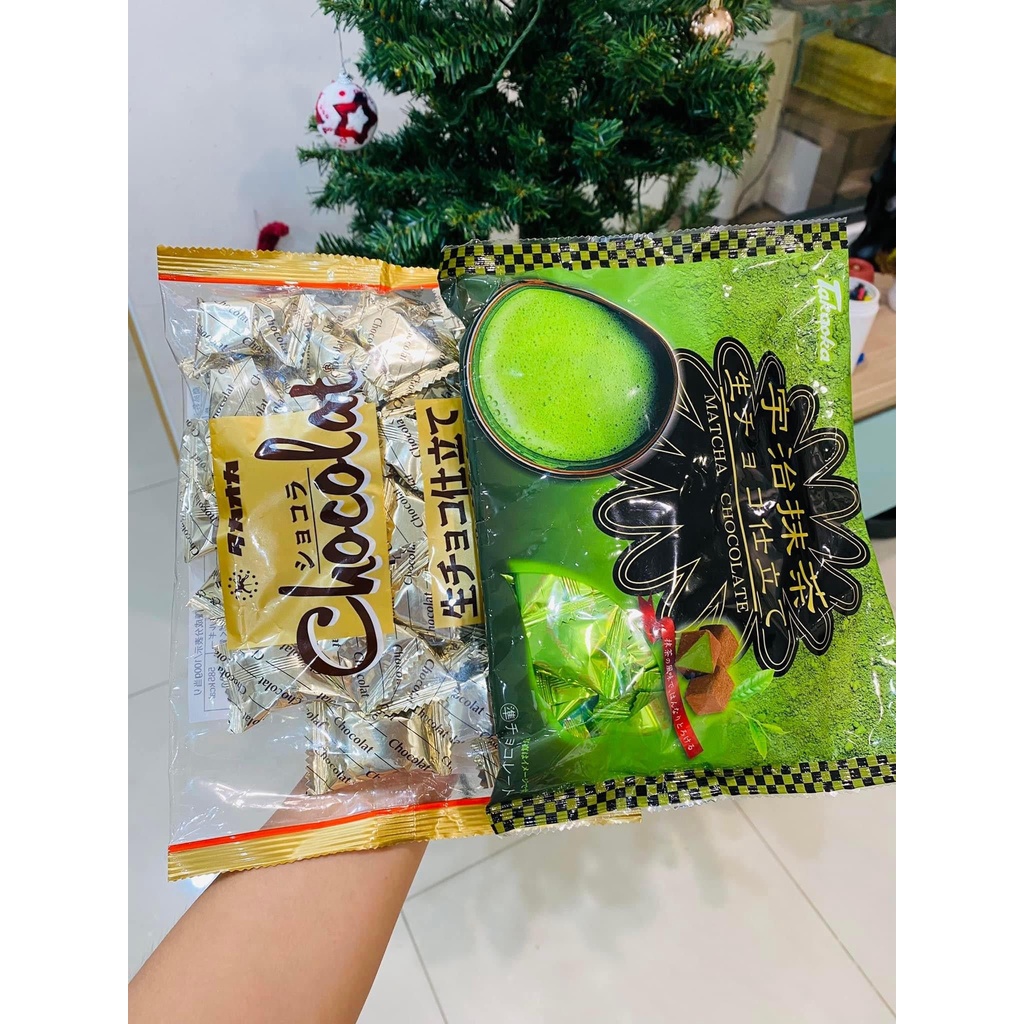 Kẹo chocolate & matcha chocolate Nhật
