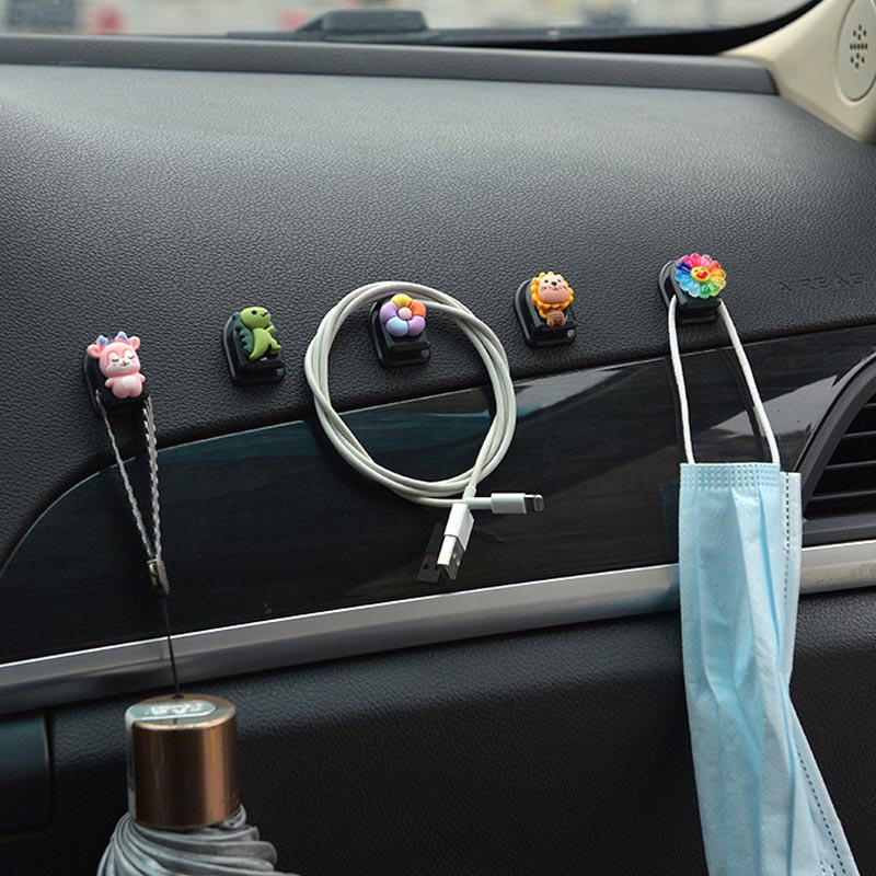 Móc Treo Đồ Dán Tường, Ô Tô - Trang Trí Họa Tiết Hoạt Hình Dễ Thương Đa Công Dụng