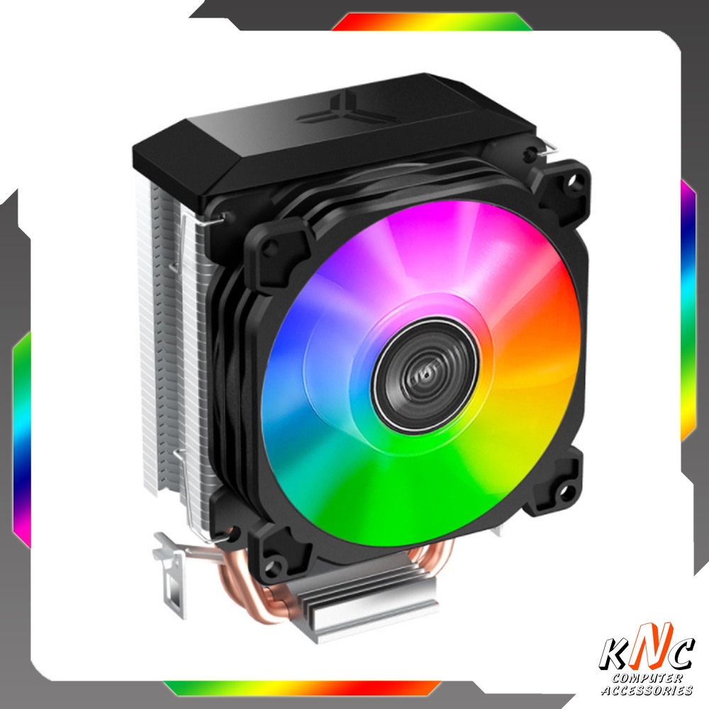 Quạt Tản Nhiệt CPU Jonsbo CR-1200e Led RGB Tự Đảo Màu 2 Ống Đồng - Hàng Fullbox