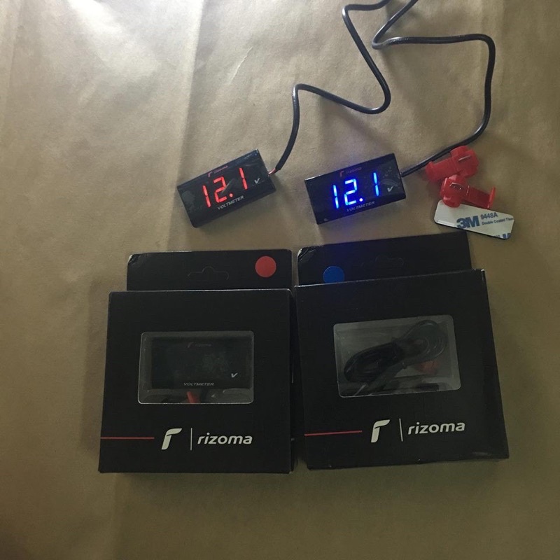Đồng Hồ Đo Vol Điện Bình Xe Máy Rizoma cao cấp