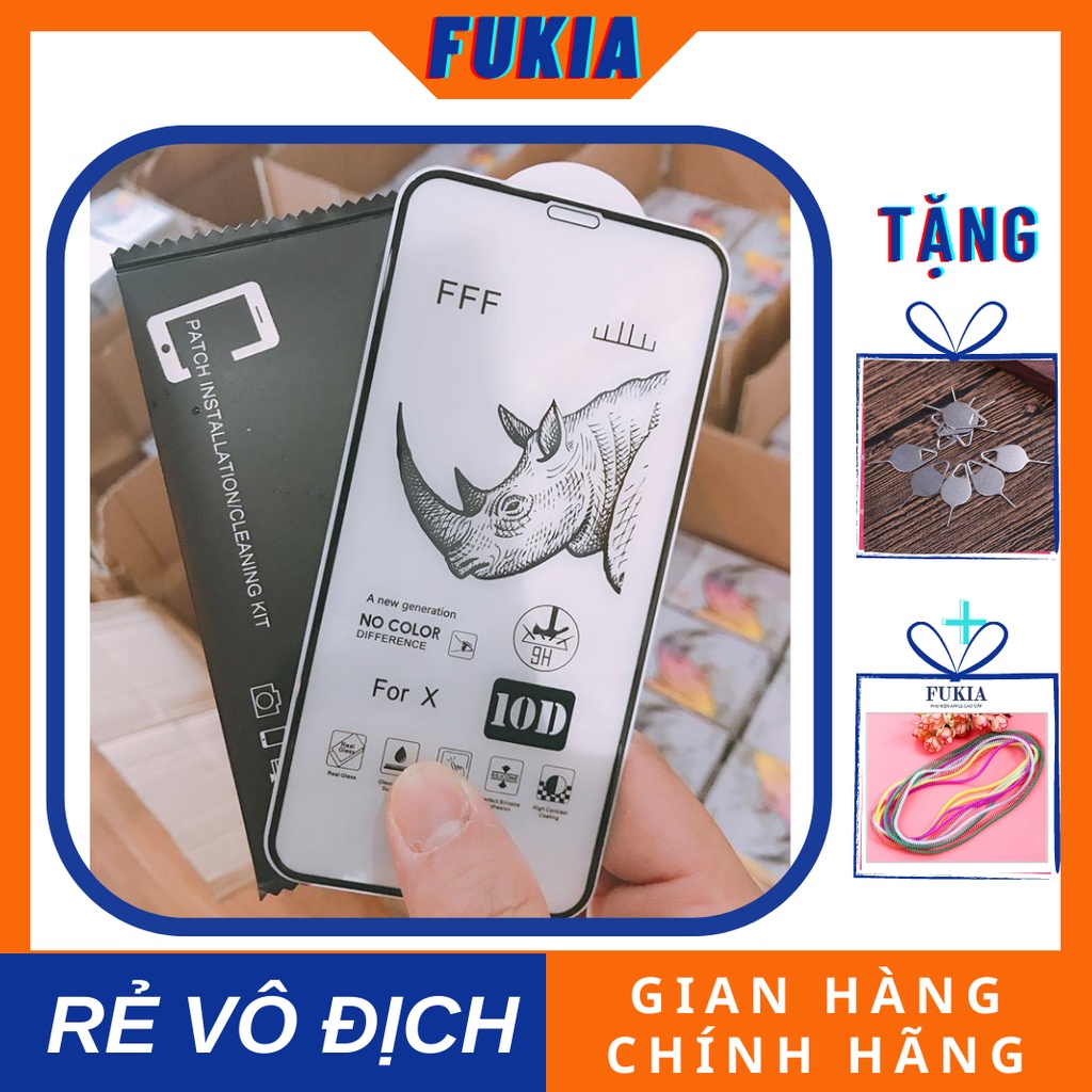 KÍNH CƯỜNG LỰC FULL MÀN 10D TÊ GIÁC LOẠI 1 dành cho ip 6/ 6s/ 6s plus/ 7/8 / 7 plus/ 8 plus/ Xs/ Xsmax/ 11/ 12