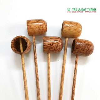 Gáo dừa múc nước, gáo dừa múc tinh dầu nhỏ TRÒN VÀ BẦU DÀI