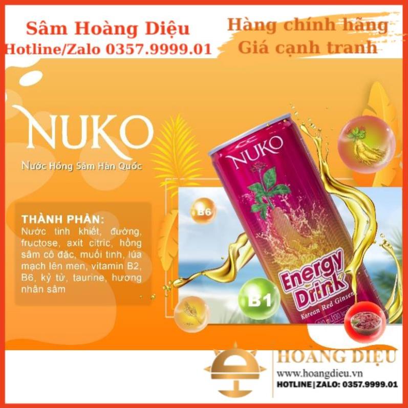 Sâm Hoàng Diệu - NƯỚC TĂNG LỰC HỒNG SÂM NUKO