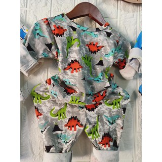 [XẢ] Bộ cotton co giãn 4 chiều cho bé trai/ gái