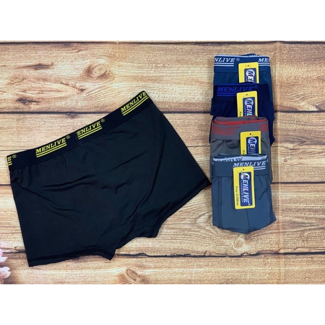 Combo 5 quần lót nam MENLIVE dạng đùi thun lạnh