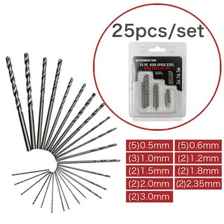 BỘ 25 MŨI KHOAN SẮT MINI TIỆN DỤNG - DIY582