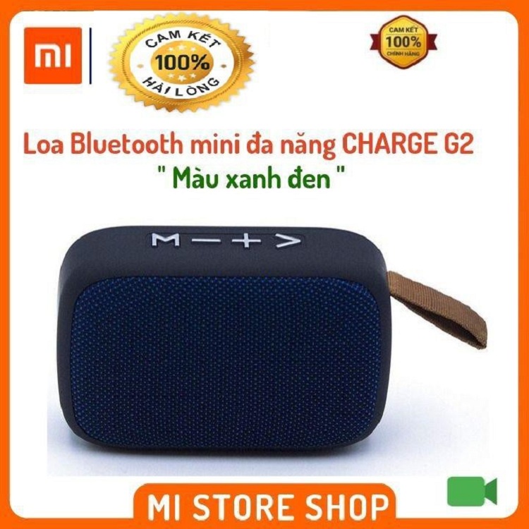 Loa Hàn Quốc Đa Năng Loa Bluetooth Mini Charge G2 Cầm Tay Có Dây Đeo cổng cắm thẻ nhớ, nghe đài FM