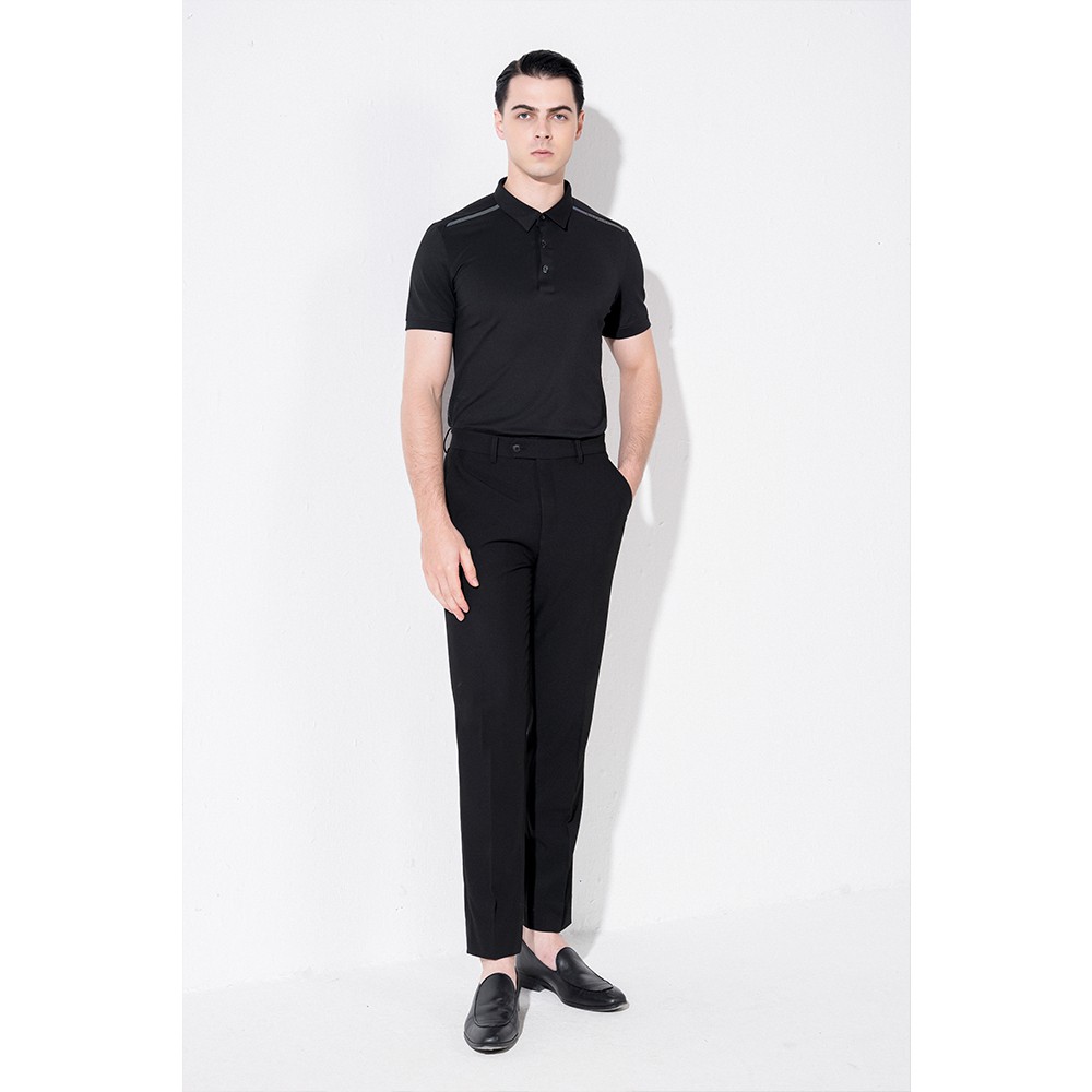 Áo polo nam Biluxury thun có cổ coolmax thấm hút slimfit chuẩn form lịch lãm 5APCT006DEN | BigBuy360 - bigbuy360.vn