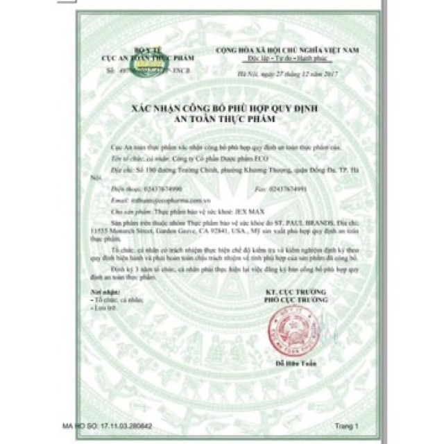 JEX MAX - bổ khớp tái tạo sụn, giảm đau xương khớp - lọ 30 viên (luôn có date mới)