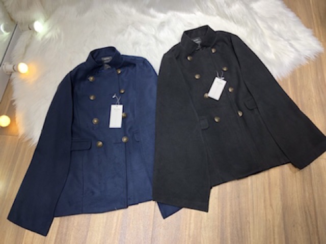 Áo dạ CAPE- áo dạ choàng hàng 2 lớp chất đẹp có dây đai 058 | BigBuy360 - bigbuy360.vn