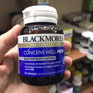 Blackmores Conceive Well Men 28v (tăng cường khả năng sinh sản ở nam giới)