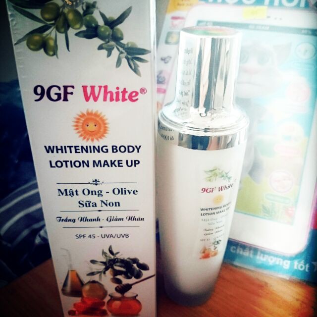 (hot) 9GF WHITE _ Whitening Body Lotion siêu rẻ