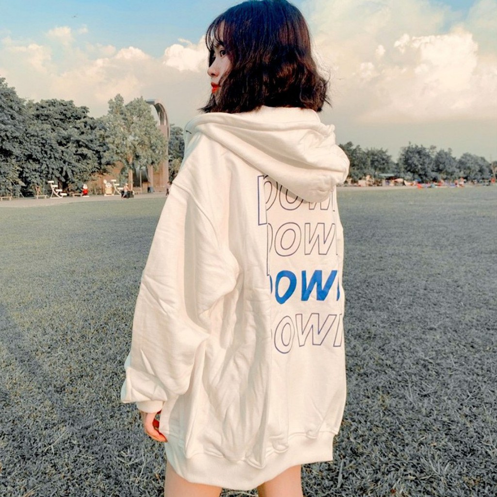 [DEAL] Áo Hoodie Nữ Nam Unisex -Áo Khoác Nỉ POWER 4 Màu Cực Hot - Kèm Quà Tặng | BigBuy360 - bigbuy360.vn