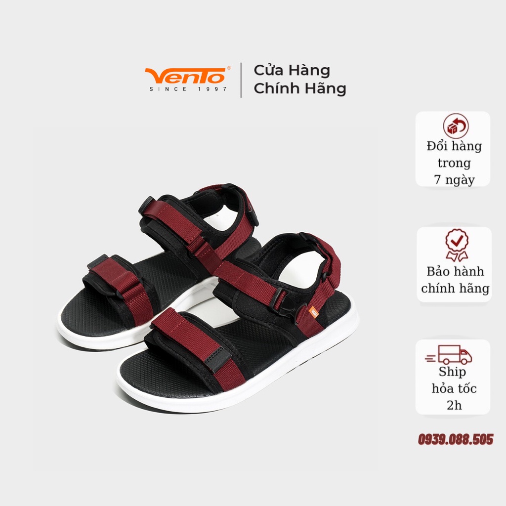Giày Dép Sandal Vento Nam Nữ Quai Ngang dạo phố/đi chơi/đi học NB01