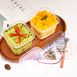 10 hộp nhựa mica đựng bánh B10