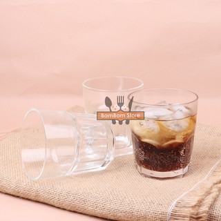BỘ LY THỦY TINH 8 GÓC DẠNG THẤP LTT01