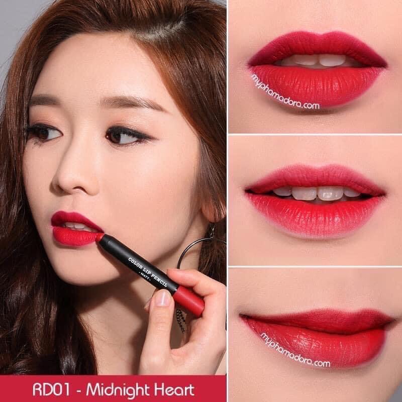 Son chính hãng sinh viên giá rẻ Bút Chì A’pieu Color Lip Pencil