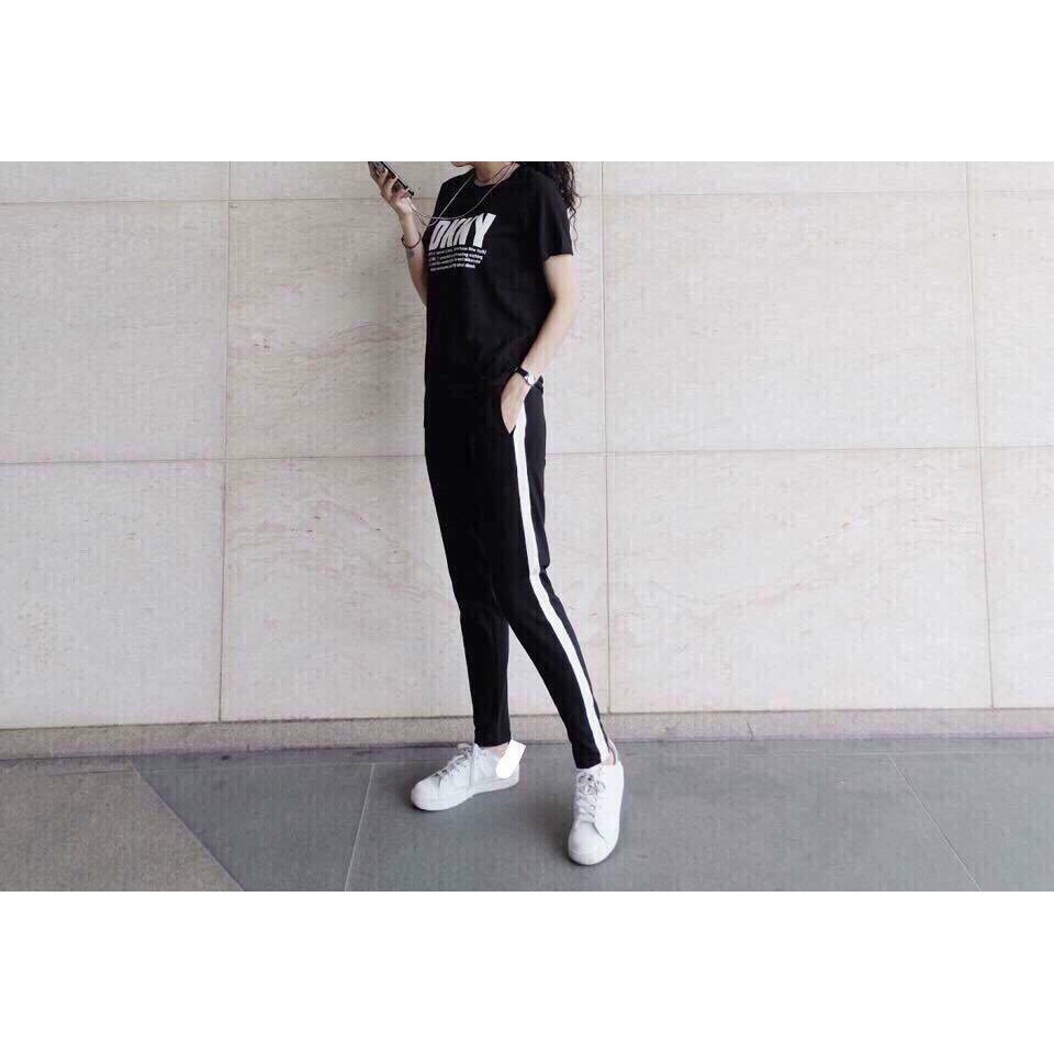 Quần jogger 1 sọc ống suông Nam Nữ Bigsize | BigBuy360 - bigbuy360.vn