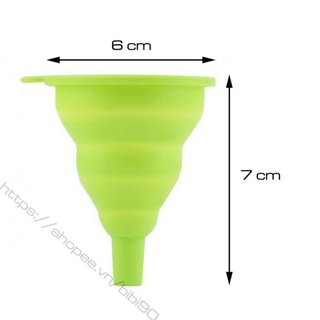 Phễu silicon gấp gọn nhiều màu