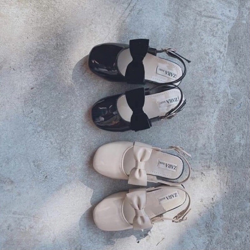 [Hàng sẵn] Giày bệt nơ giày mẹ và bé, giày bé gái | BigBuy360 - bigbuy360.vn