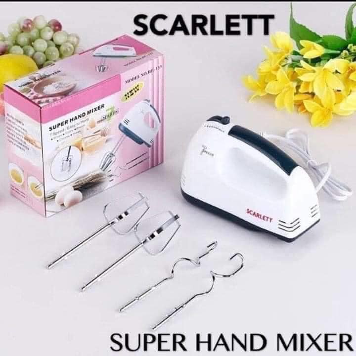 MÁY ĐÁNH TRỨNG CẦM TAY 7 TỐC ĐỘ, MÁY ĐÁNH TRỨNG SCARLETT