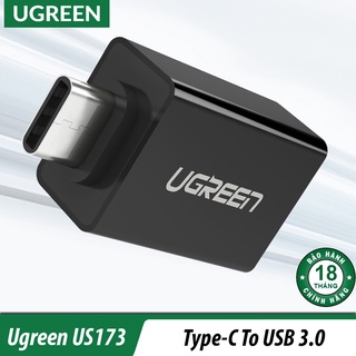 Đầu Chuyển USB Type-C Ra USB 3.0 Cao Cấp UGREEN US173 Hỗ Trợ OTG