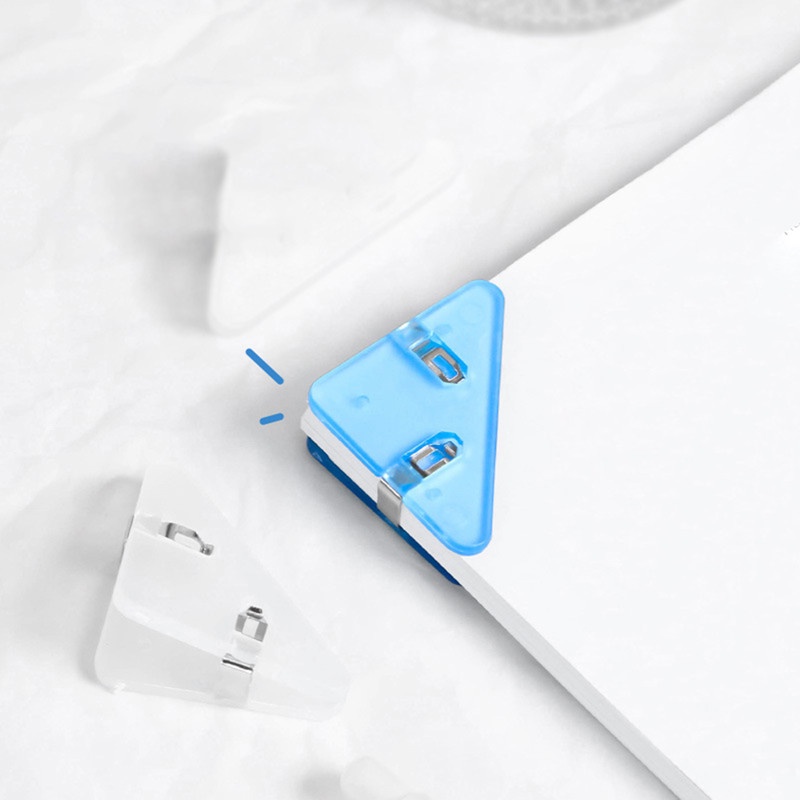 Set 5 Kẹp Giữ Giấy Mini Màu Trơn Trong Suốt Đa Ứng Dụng