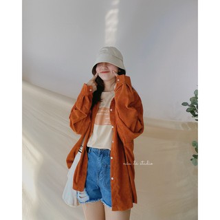 SƠ MI NHUNG TĂM (Hình thật/Có sẵn)