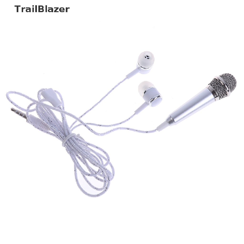 Micro mini có giá đỡ và tai nghe giắc 3.5mm tiện dụng cho studio karaoke