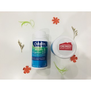 Canxi bầu Úc Ostelin bổ sung Caxi và vitamin D (130 viên), có tem CHEMIST