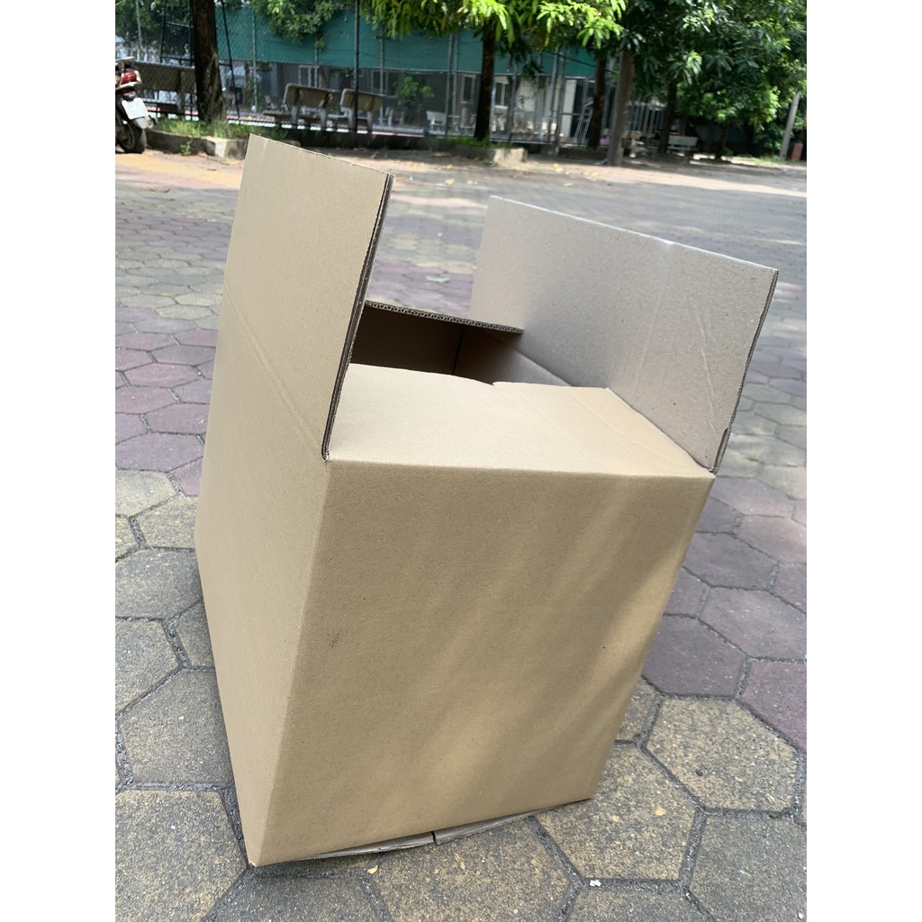 Thùng Carton Khổ Lớn Size 52x35x33 (cm), 5 lớp Dày Bền, Chuyển Nhà Đóng Hàng Chuyên Dụng