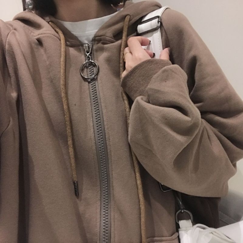 (order) áo khoác nâu oversize Quảng Châu kèm hình thật | BigBuy360 - bigbuy360.vn