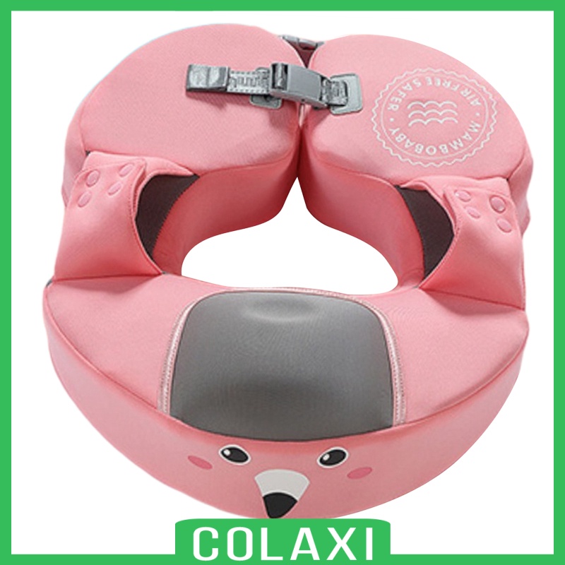 [COLAXI]Cute Non Inflatable Baby Toddlers Swimming Float Pool Swim Ring For Kids