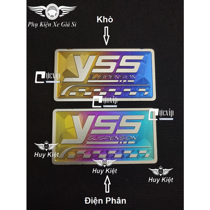 Tem Titan YSS Dán Nắp Nước Và Nhiều Vị Trí Khác Trên Xe Sẵn Keo Dán 3m Mặt Sau MS4540