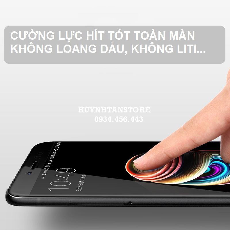 Xiaomi Mi5x / MiA1 _ Cường lực full 5D xiaomi mi 5x chống loan dầu, không chấm liti, hít toàn màn