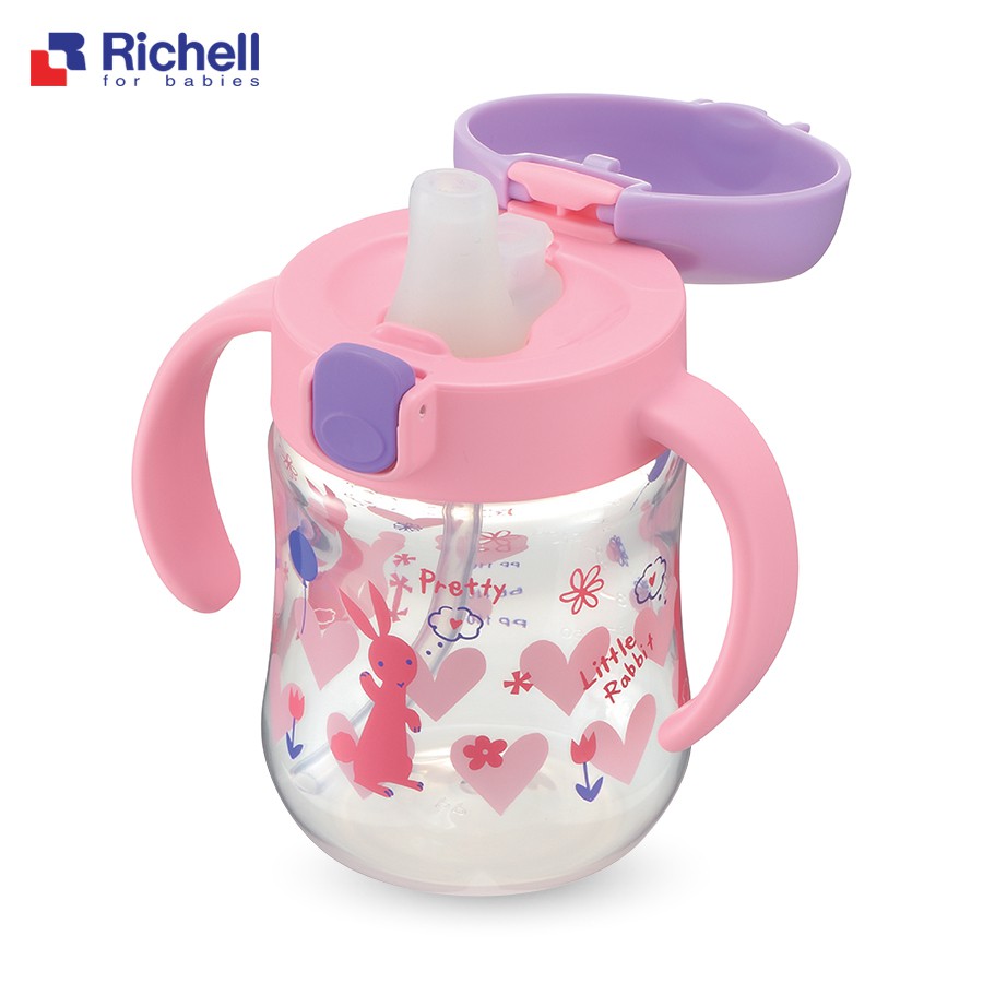 [RICHELL] CỐC TẬP UỐNG 2IN1 T.L.I RICHELL 200ml