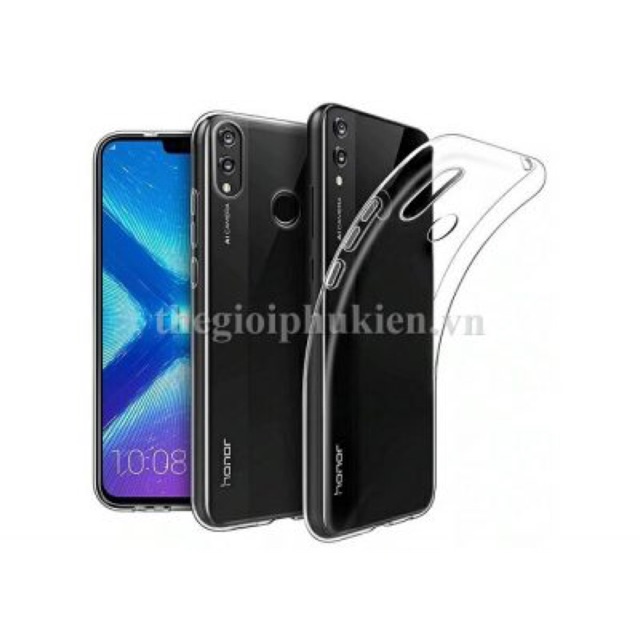 Bộ 2 ốp dẻo trong silicon cao cấp huawei honor 8X