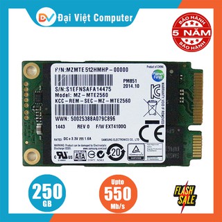 Ổ cứng SSD samsung 250GB PM851 mSATA (tháo máy)