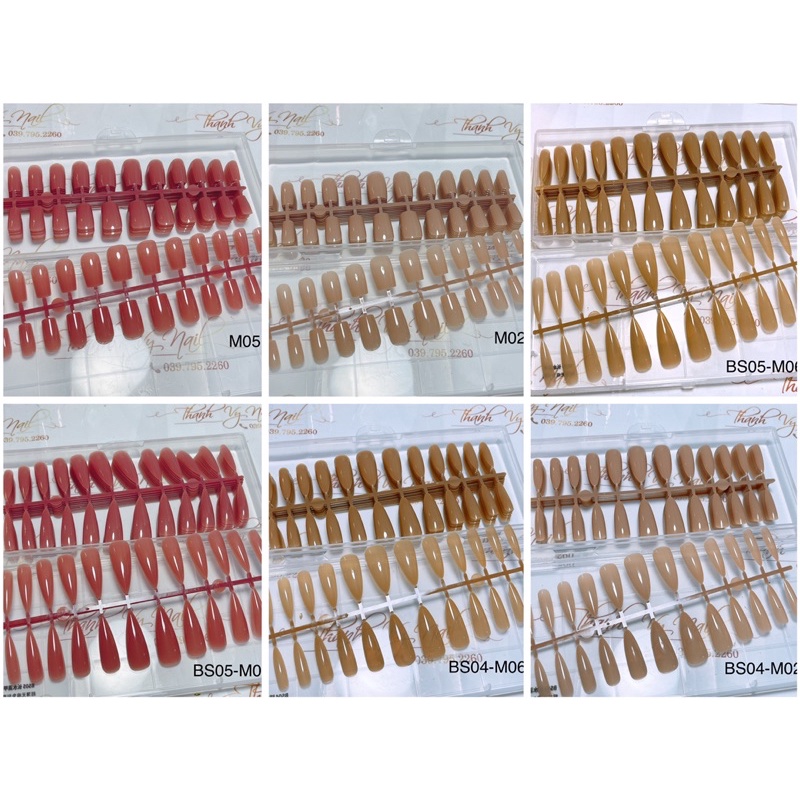 Móng Up Màu Thạch, Móng Dán Sơn Sẵn [Thanh Vy Nail]