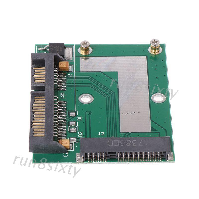 R*SIX Mini PCI-E mSATA SSD To 2.5" SATA 6.0 GPS Adapter Converter Card Module Board