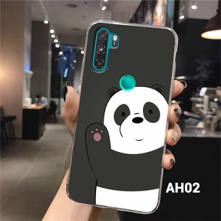 [HÀNG MỚI] Ốp lưng VSmart Active 3 dẻo trong in hình Gấu We Bare Bears
