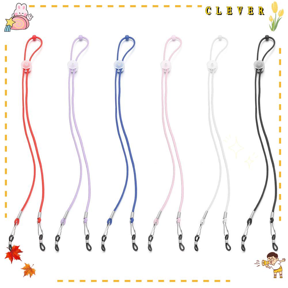 CLEVER The Mask Strap Is Adjustable In Length With A Comfortable Multi-colored Anti-lost Clip