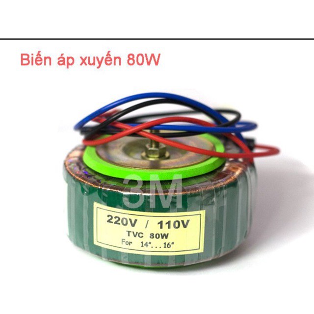 LQ-Biến áp xuyến 80w 220vAC -110vAC hoàn cầu