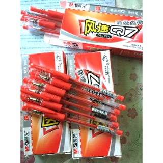 Bút bi mực đỏ