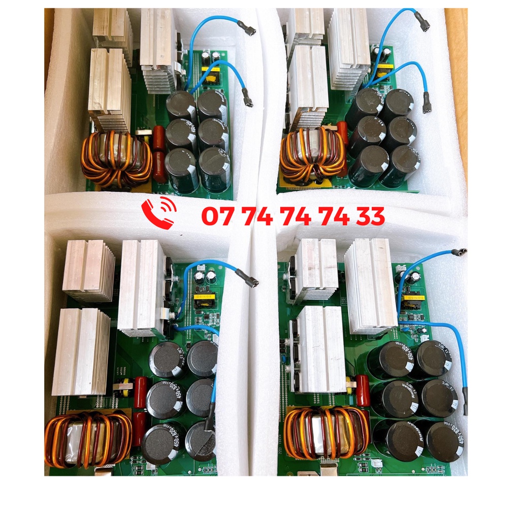 Bo mạch máy hàn 1 bo 6 tụ 4 igbt, dùng sử chữa thay thế ráp máy hàn