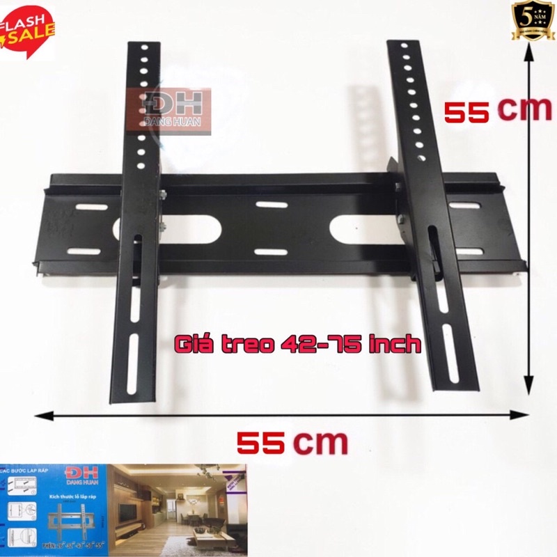 Giá treo tivi thẳng sát tường dày đẹp cho tất cả các loại tivi -CHÍNH HÃNG
