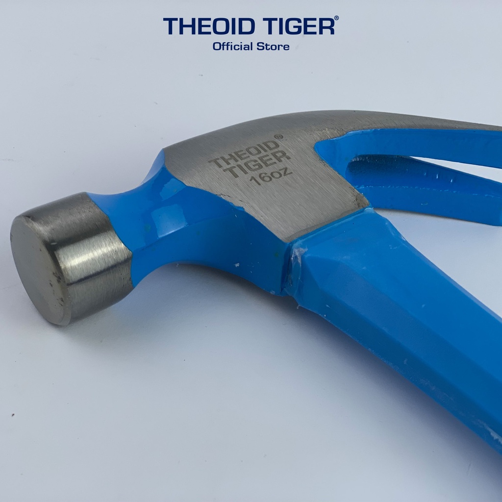 Theoid Tiger Búa nhổ đinh 8oz 16oz cán nhựa cao su dùng để sửa chữa nhà cửa