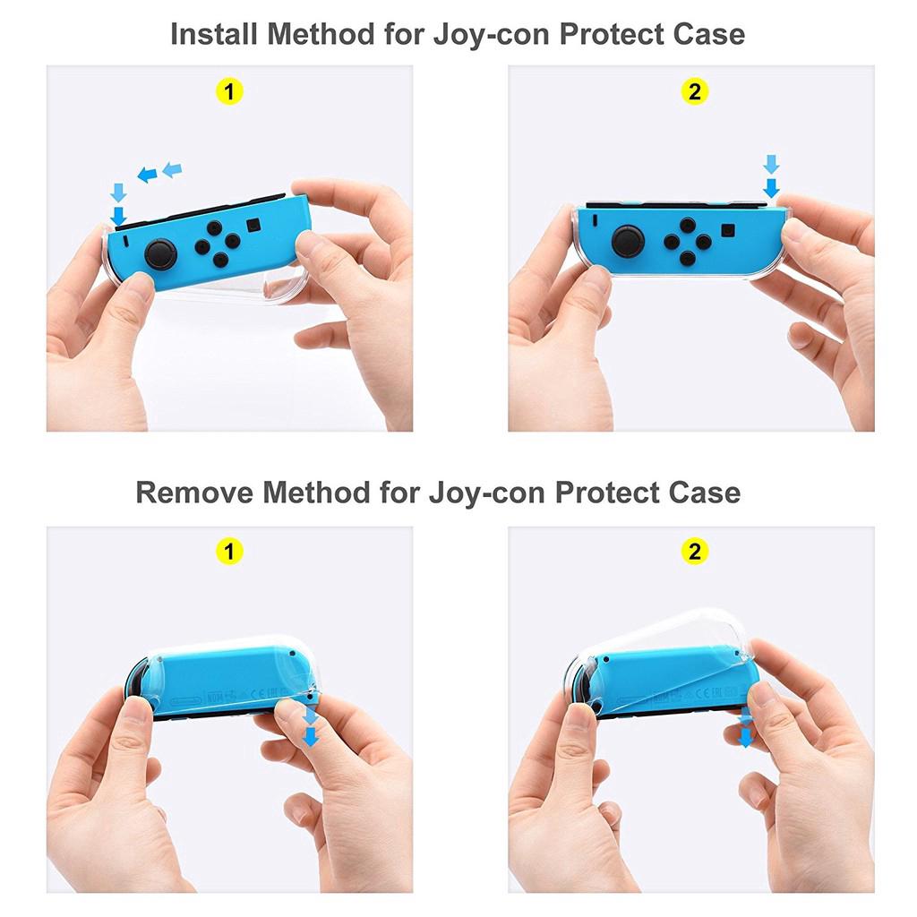 Bộ ốp kèm kính bảo vệ Nintendo Switch
